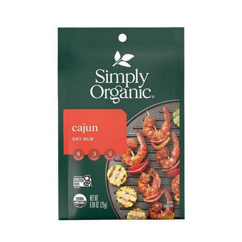 Simply Organic, Organic Cajun Dry Rub, 0.88 Oz Simply Organic