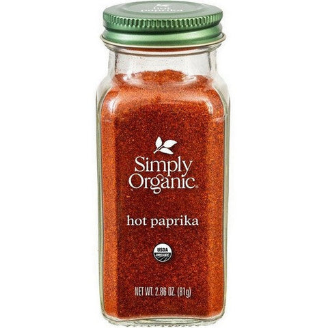 Simply Organic, Organic Hot Paprika, 2.86 Oz Simply Organic