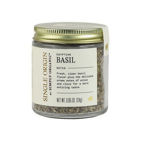 Simply Organic, Single Origin Egyptian Basil Organic, 0.85 Oz Simply Organic