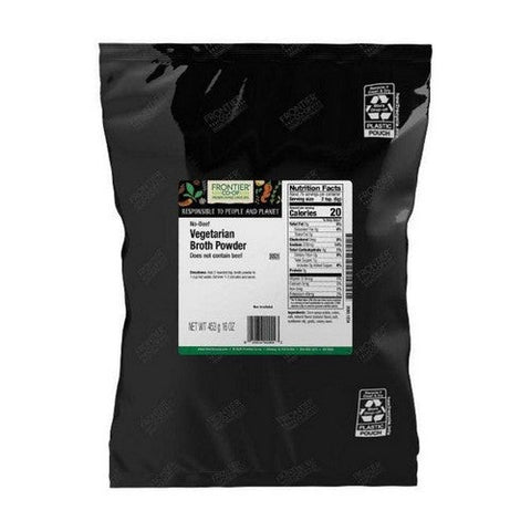 Frontier Coop, No-Beef Broth Powder, 1 Lb Frontier Coop