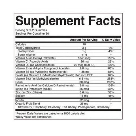 MaryRuth's, Women's Multivitamin Gummies, 60 Count MaryRuth's