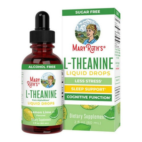 MaryRuth's, L-Theanine Drops From Alphawave Lemon Lime, 2 Oz MaryRuth's