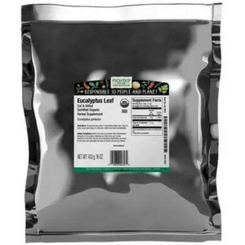 Frontier Coop, Organic Eucalyptus Leaf Cut & Sifted, 1 Lb Frontier Coop