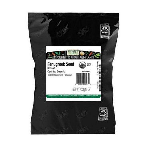 Frontier Coop, Organic Fenugreek Seed Ground, 1 Lb Frontier Coop