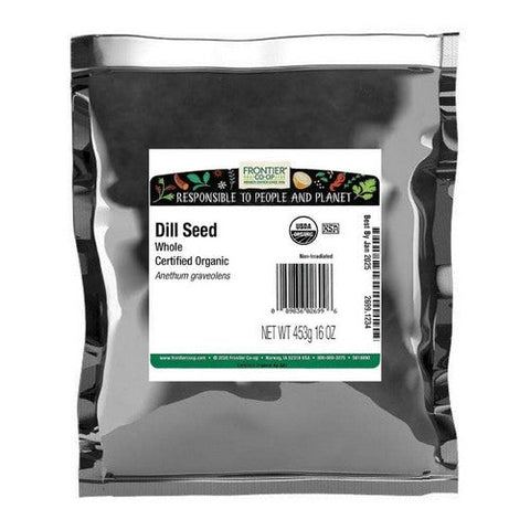 Frontier Coop, Organic Dill Seed Whole, 1 Lb Frontier Coop