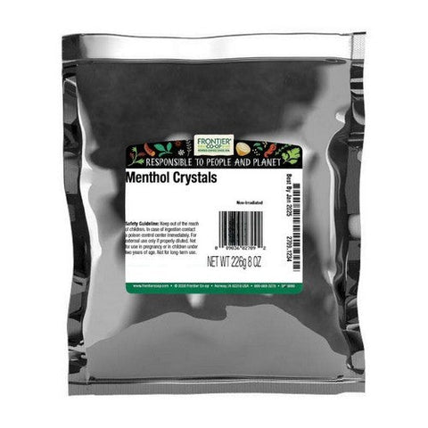 Frontier Coop, Menthol Crystals, 8 Oz Frontier Coop