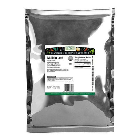 Frontier Coop, Organic Mullein Leaf Cut & Sifted, 1 Lb Frontier Coop