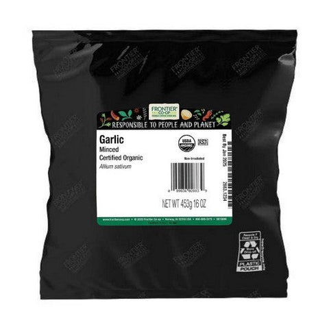 Frontier Coop, Organic Minced Garlic, 1 Lb Frontier Coop