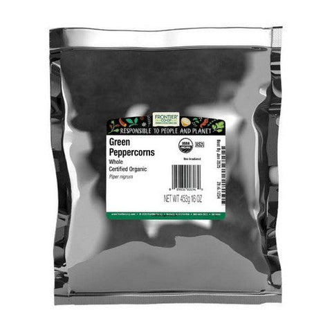 Frontier Coop, Organic Green Peppercorns, 1 Lb
