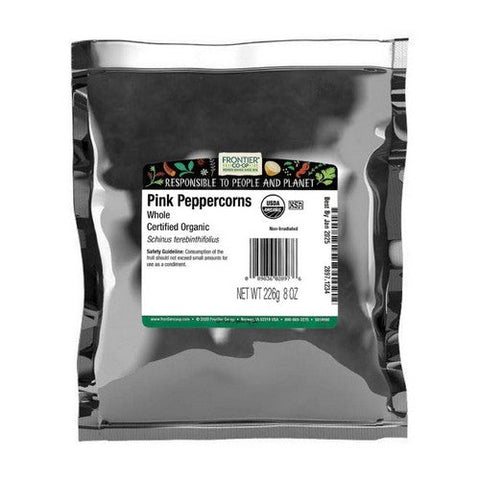 Frontier Coop, Organic Pink Peppercorns, 8 Oz