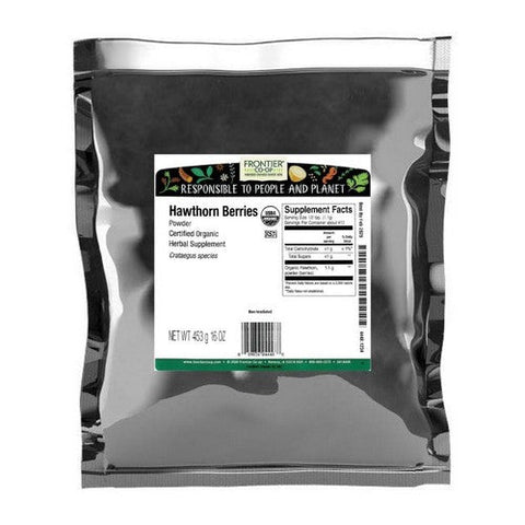 Frontier Coop, Organic Hawthorn Berry Powder, 1 Lb Frontier Coop