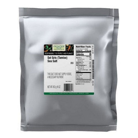 Frontier Coop, Sel Gris (Tamise) Sea Salt, 1 Lb Frontier Coop