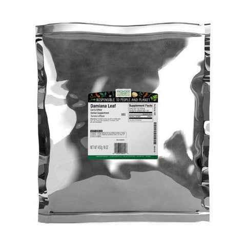 Frontier Coop, Damiana Leaf Cut & Sifted, 1 Lb Frontier Coop