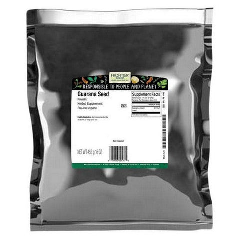 Frontier Coop, Guarana Seed Powder, 16 Oz Frontier Coop