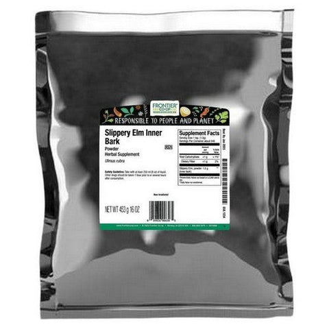 Frontier Coop, Slippery Elm Inner Bark Powder, 1 Lb Frontier Coop