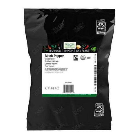Frontier Coop, Organic Coarse Grind Black Pepper, 1 Lb Frontier Coop