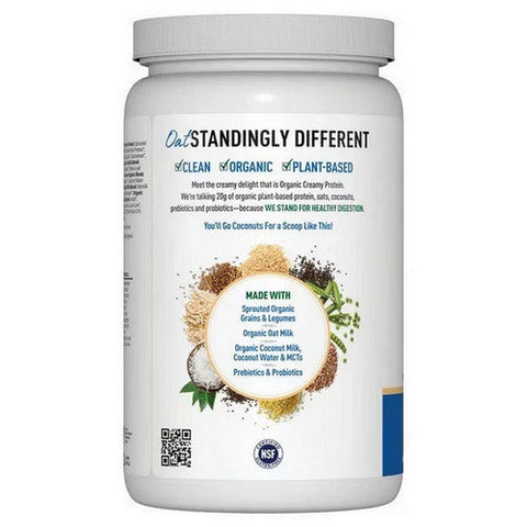 Garden of Life, Organic Creamy Protein with Oatmilk Vanilla Cookie, 860 Grams Garden of Life