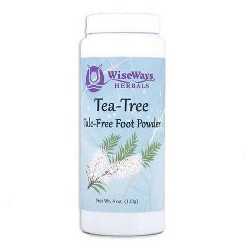 Wise Ways Herbals, Tea Tree Foot Powder, 4 Oz Wise Ways Herbals