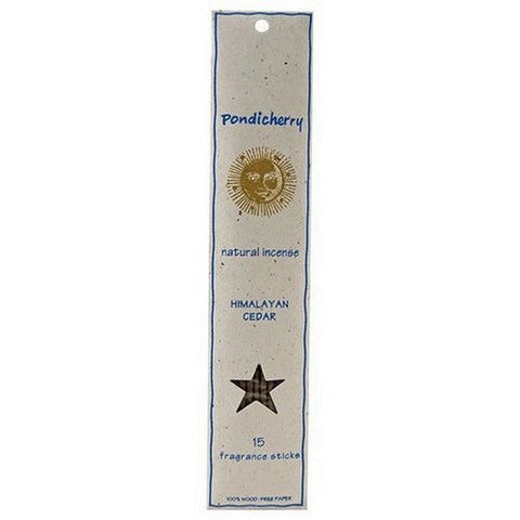 Pondicherry Natural Incense, Himalayan Cedar Incense Sticks, 15 Count Pondicherry Natural Incense