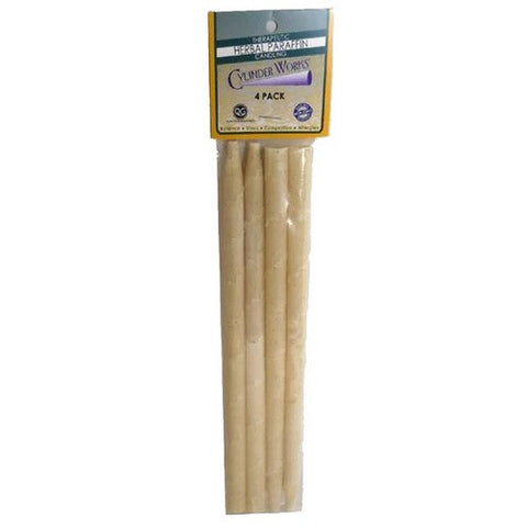 Cylinder Works, Natural Paraffin, 4 Count Cylinder Works