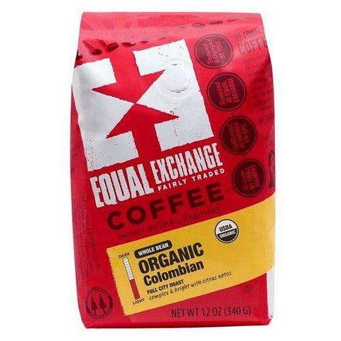 Equal Exchange, Organic Colombian Whole Bean Coffee, 12 Oz Equal Exchange