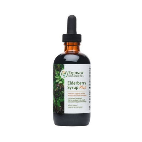 Equinox Botanicals, Organic Elderberry Syrup With Propolis, 4 Oz Equinox Botanicals