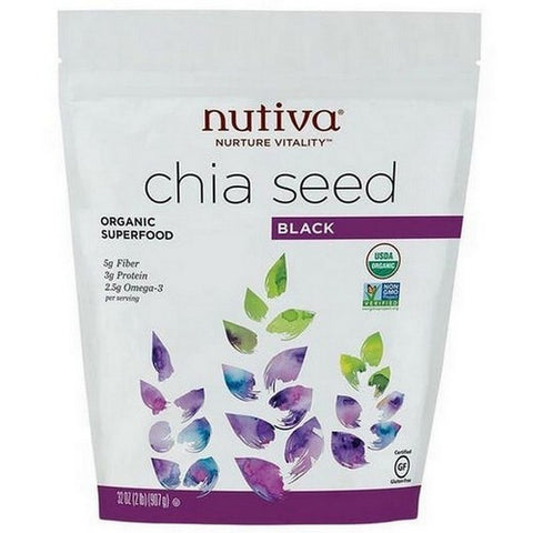 Nutiva, Organic Chia Seeds, 32 Oz Nutiva