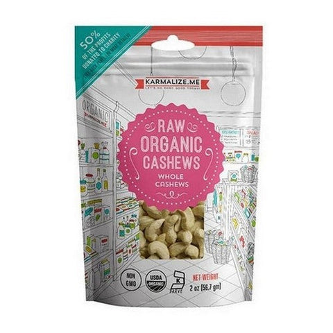 Karmalize.Me, Organic Raw Cashews, 2 Oz Karmalize.Me