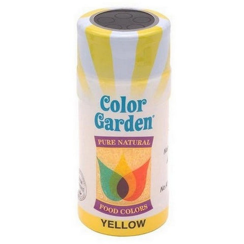 Color Garden, Yellow Natural Sugar Crystals, 3 Oz Color Garden