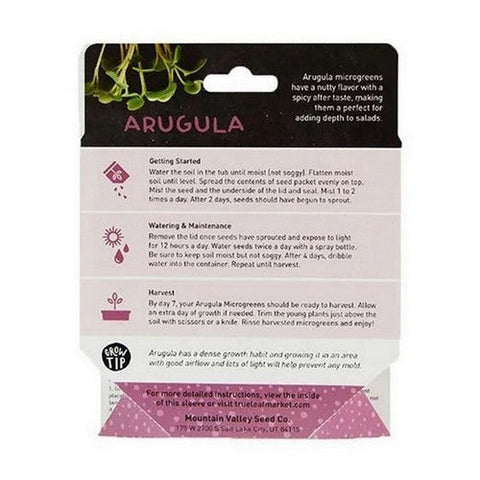 Handy Pantry, Arugula Microgreen Kit, 1 Count Handy Pantry