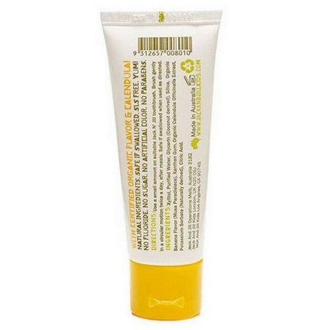 Jack N' Jill, Kids Banana Organic Calendula Toothpaste, 1.76 Oz Jack N' Jill