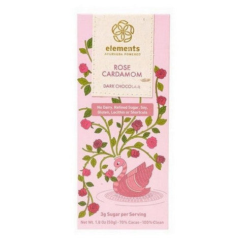Elements Truffles, Rose Bar With Cardamom Infusion, 2 Oz Elements Truffles