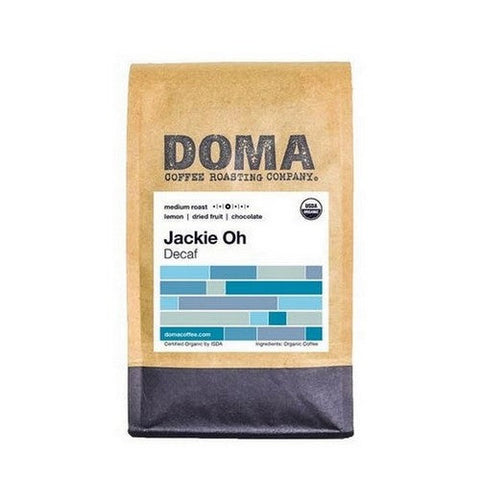 DOMA Coffee Roasting Company, Organic Jackie Oh Decaf, 12 Oz DOMA Coffee Roasting Company