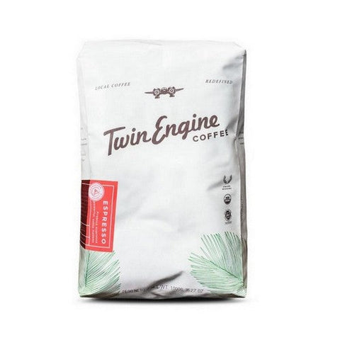 Twin Engine Coffee, Organic Espresso Whole Bean Coffee, 2.2 Lbs Twin Engine Coffee