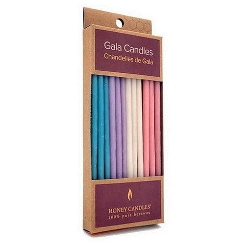 Honey Candle Co., Gala Beeswax Pastel Candles, 6 Candles Honey Candle Co.