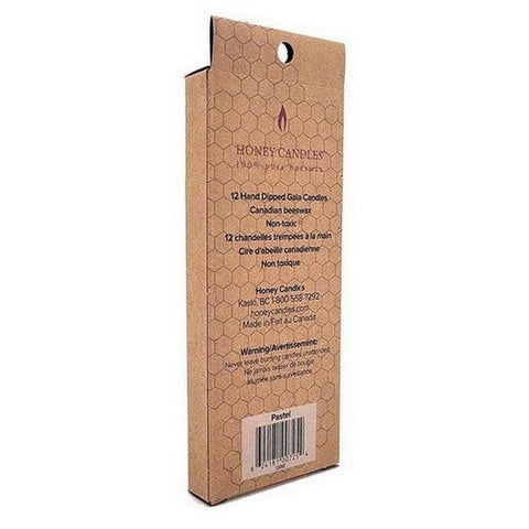 Honey Candle Co., Gala Beeswax Pastel Candles, 6 Candles Honey Candle Co.