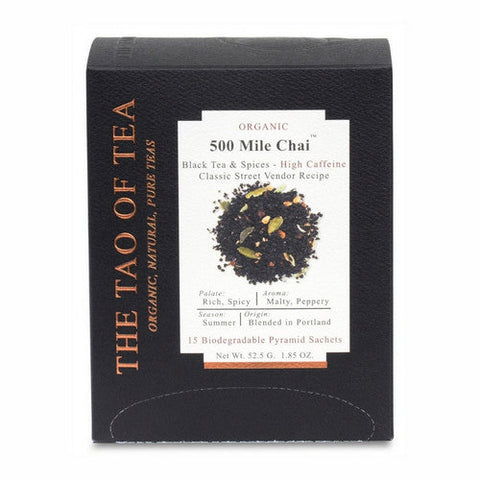 The Tao Of Tea, Mile Chai Box Pyramid Sachets, 1.85 Oz The Tao Of Tea