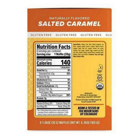 Honey Stinger, Organic Salted Caramel Waffle, 1.06 Oz Honey Stinger