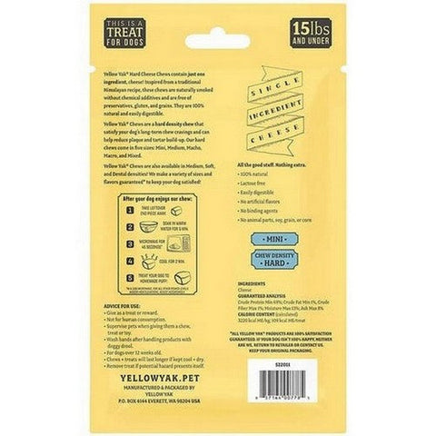 Yellow Yak, Yaky Mini Chew, 1.2 Oz Yellow Yak