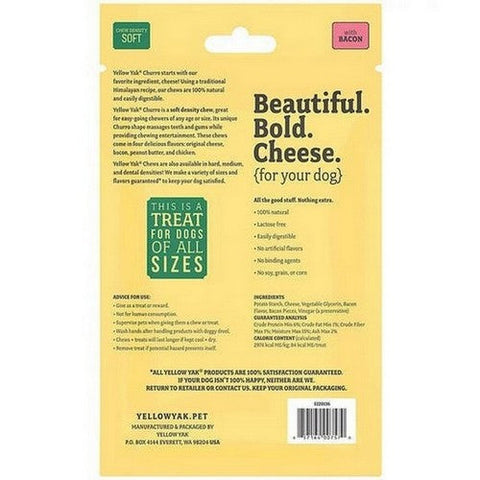 Yellow Yak, Bacon Churro Chews, 4 Oz Yellow Yak