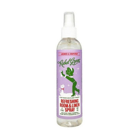 Rebel Green, Lavender And Grapefruit Linen And Room Spray, 8 Oz Rebel Green
