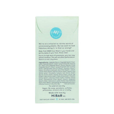 HiBAR, Cleanse Face Wash Bar, 2 Oz HiBAR