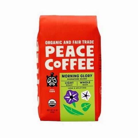Peace Coffee, Whole Bean Morning Glory Blend, 12 Oz Peace Coffee