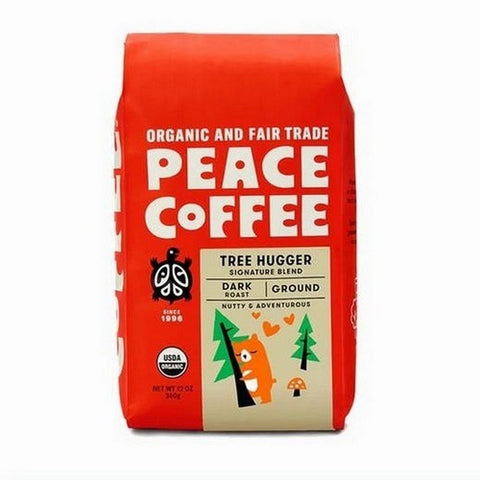 Peace Coffee, Ground Tree Hugger Blend, 12 Oz Peace Coffee