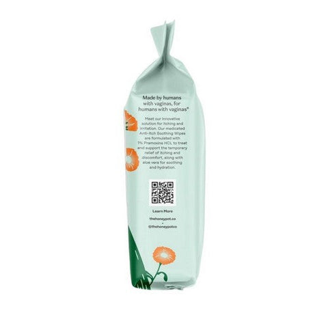 The Honey Pot, Anti-Itch Intimate Wipes, 30 Count The Honey Pot