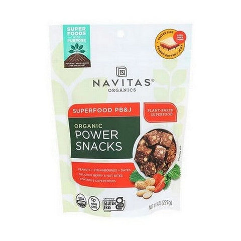 Navitas Organics, Peanut Butter and Jelly Power Snacks, 8 Oz Navitas Organics