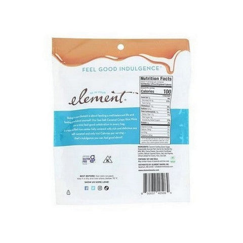 Element Snacks, Sea Salt Caramel Crispy Rice Minis, 3 Oz Element Snacks
