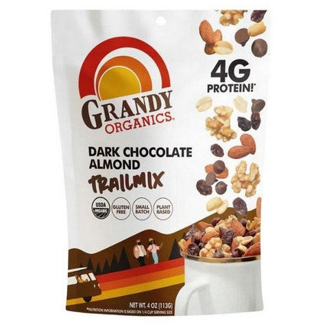 Grandy Oats, Dark Chocolate Almond Trail Mix, 4 Oz Grandy Oats