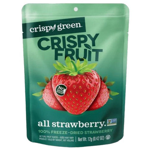 Crispy Green, Strawberry Freeze Dried Fruit, 0.42 Oz Crispy Green