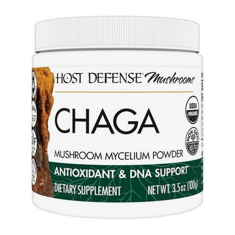Host Defense, Chaga Mushroom Mycelium Powder, 100 Grams Host Defense